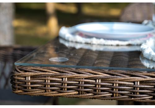  "Сицилия" обеденная группа плетеная, цвет коричневый, фото 10 