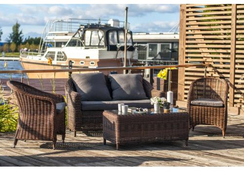  "Кон Панна С" лаунж зона из искусственного ротанга, цвет коричневый, фото 2 