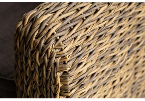  "Кальяри" диван из искусственного ротанга (гиацинт) трехместный, цвет соломенный, фото 12 