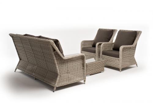  "Гляссе" лаунж-зона из искусственного ротанга, цвет бежевый, фото 21 