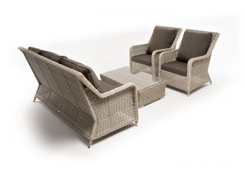  "Гляссе" лаунж-зона из искусственного ротанга, цвет бежевый, фото 22 