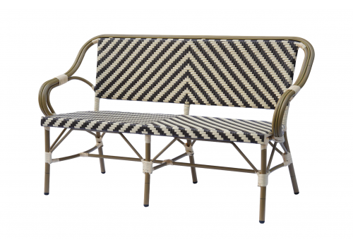  "Кабри" диван двухместный из искусственного ротанга, цвет бежево-коричневый, фото 1 