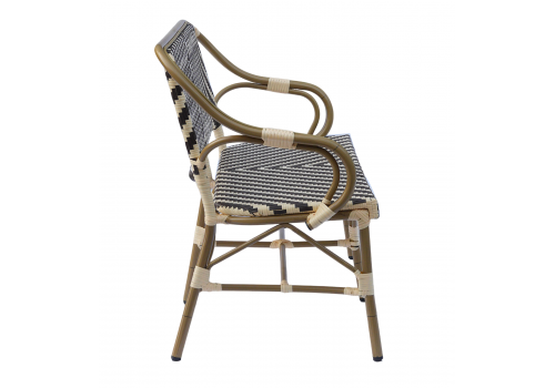  "Кабри" диван двухместный из искусственного ротанга, цвет бежево-коричневый, фото 3 