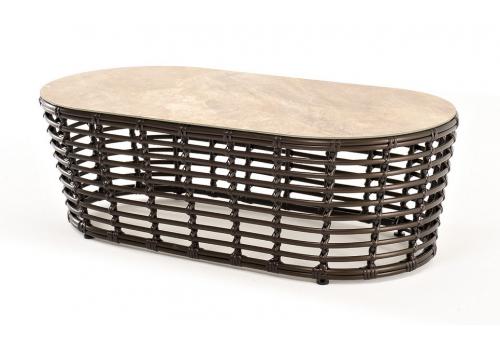  "Валенсия" журнальный столик из искусственного ротанга, цвет бронзовый, фото 1 