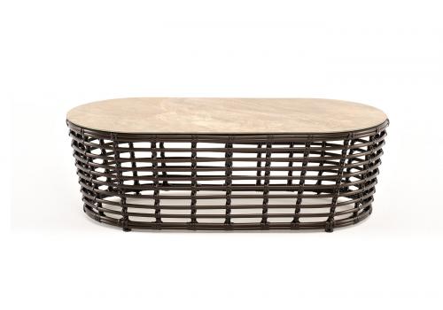  "Валенсия" журнальный столик из искусственного ротанга, цвет бронзовый, фото 2 