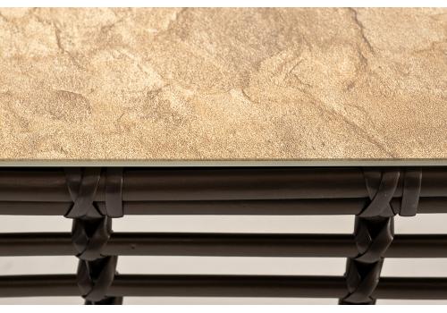  "Валенсия" журнальный столик из искусственного ротанга, цвет бронзовый, фото 5 