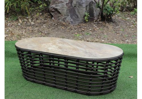  "Валенсия" журнальный столик из искусственного ротанга, цвет бронзовый, фото 8 