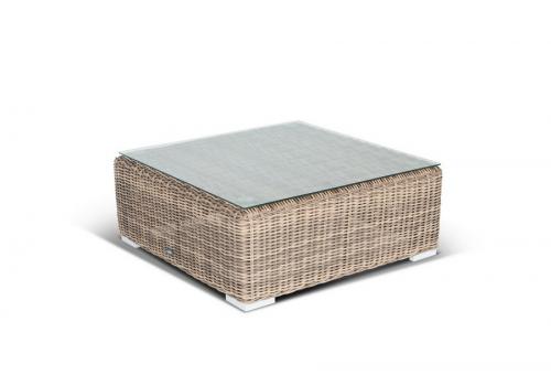  "Лунго" журнальный столик плетеный, цвет соломенный, фото 2 