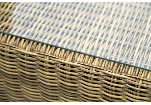  "Лунго" журнальный столик плетеный, цвет соломенный, фото 6 
