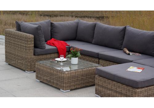  "Лунго" журнальный столик плетеный, цвет соломенный, фото 11 