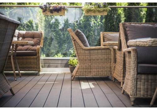  "Гляссе" кресло плетеное из искусственного ротанга, цвет соломенный, фото 4 