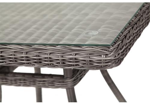  "Айриш" стол плетеный из искусственного ротанга, цвет графит, фото 4 