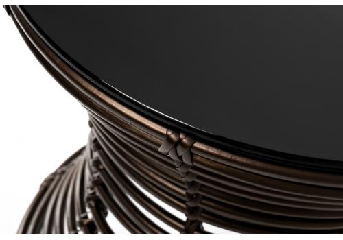  "Парма" кофейный столик из искусственного ротанга, цвет бронзовый, фото 2 