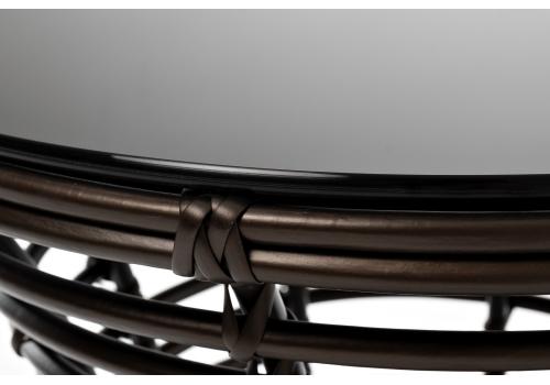  "Парма" кофейный столик из искусственного ротанга, цвет бронзовый, фото 3 