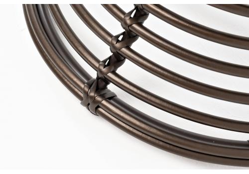  "Парма" кофейный столик из искусственного ротанга, цвет бронзовый, фото 4 