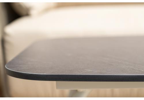  "Форли" лаунж-зона 4-местная плетеная из роупа (веревки), каркас алюминиевый светло-серый, роуп серо-коричневый, фото 27 