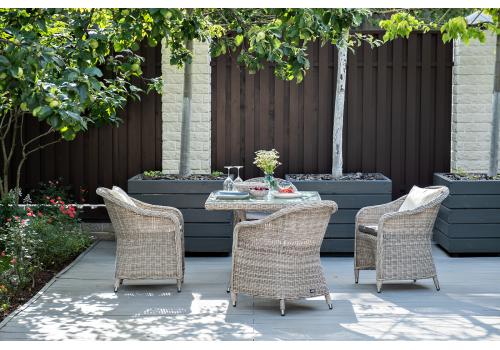  "Фредо" обеденная группа плетеная, цвет бежевый, фото 2 