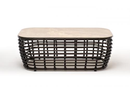  "Ницца" журнальный столик из искусственного ротанга, цвет бронзовый, фото 2 