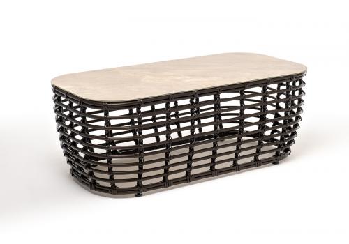  "Ницца" журнальный столик из искусственного ротанга, цвет бронзовый, фото 3 