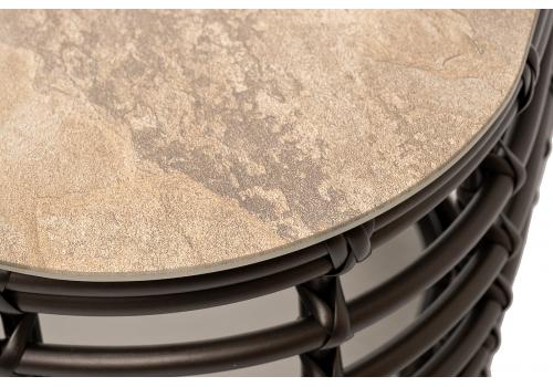  "Ницца" журнальный столик из искусственного ротанга, цвет бронзовый, фото 4 