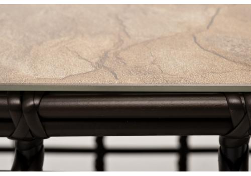  "Ницца" журнальный столик из искусственного ротанга, цвет бронзовый, фото 5 