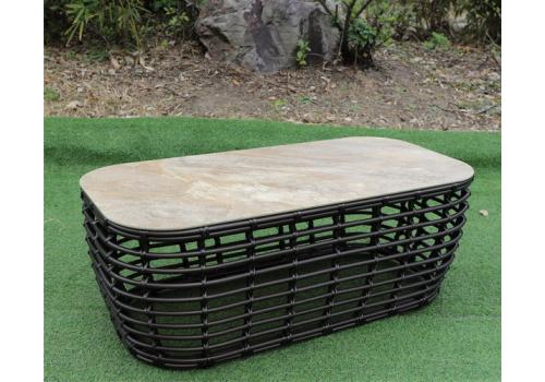  "Ницца" журнальный столик из искусственного ротанга, цвет бронзовый, фото 7 