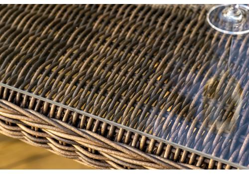  "Амароне" обеденная группа из искусственного ротанга на 6 персон, цвет коричневый, фото 14 