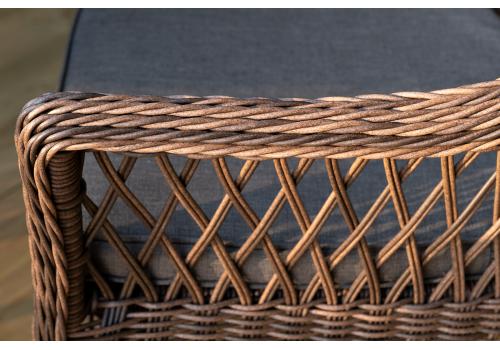  "Амароне" обеденная группа из искусственного ротанга на 6 персон, цвет коричневый, фото 15 