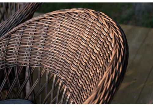  "Амароне" обеденная группа из искусственного ротанга на 6 персон, цвет коричневый, фото 16 
