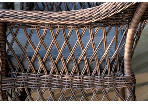  "Амароне" обеденная группа из искусственного ротанга на 6 персон, цвет коричневый, фото 17 