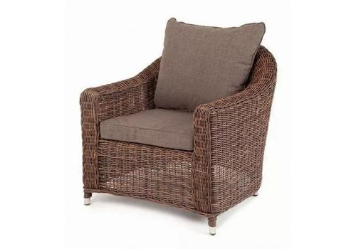  "Кон Панна" кресло из искусственного ротанга, цвет коричневый, фото 1 