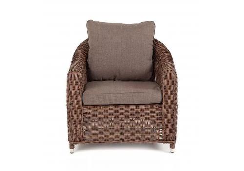  "Кон Панна" кресло из искусственного ротанга, цвет коричневый, фото 3 