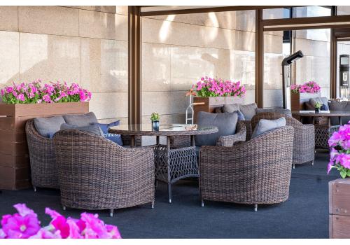  "Кон Панна" кресло из искусственного ротанга, цвет коричневый, фото 13 