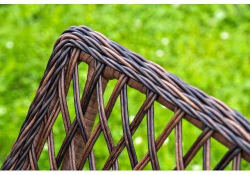  "Доппио" обеденная группа плетеная, цвет коричневый, фото 6 