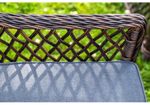  "Доппио" обеденная группа плетеная, цвет коричневый, фото 9 