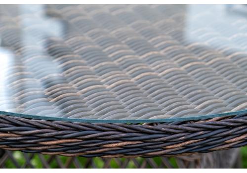  "Доппио" обеденная группа плетеная, цвет коричневый, фото 12 