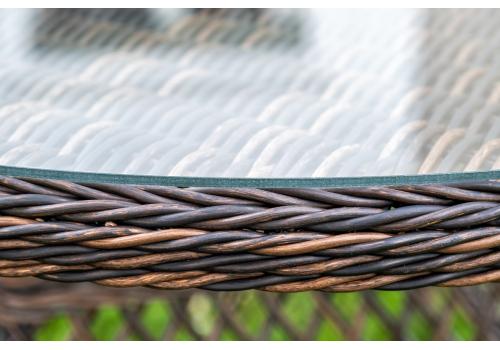  "Доппио" обеденная группа плетеная, цвет коричневый, фото 13 