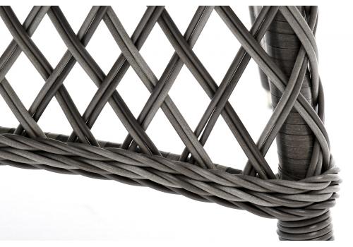  "Эспрессо" плетеный круглый стол, диаметр 118 см, цвет графит, фото 5 