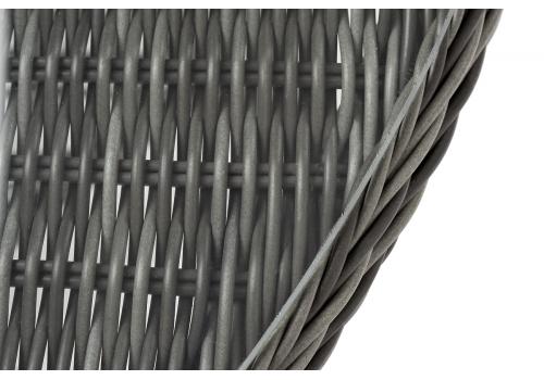  "Эспрессо" плетеный круглый стол, диаметр 118 см, цвет графит, фото 6 