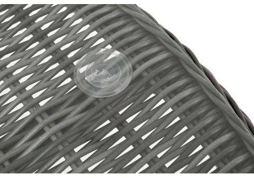  "Эспрессо" плетеный круглый стол, диаметр 118 см, цвет графит, фото 7 