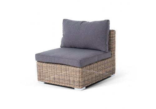  "Лунго" модуль диванный прямой с подушками, цвет соломенный, фото 1 