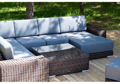  "Капри" трансформирующаяся лаунж-зона из искусственного ротанга, цвет коричневый, фото 9 