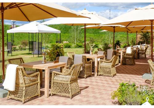  "Латте" плетеное кресло из искусственного ротанга, цвет соломенный, фото 109 