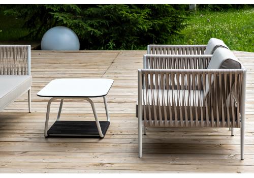  "Касабланка" лаунж-зона плетеная из роупа 4-местная, цвет серо-коричневый, фото 6 