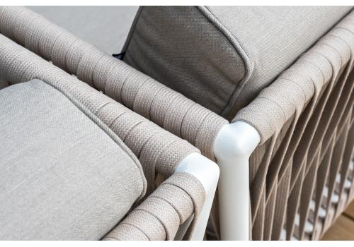  "Касабланка" лаунж-зона плетеная из роупа 4-местная, цвет серо-коричневый, фото 9 