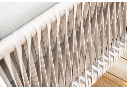  "Касабланка" лаунж-зона плетеная из роупа 4-местная, цвет серо-коричневый, фото 10 