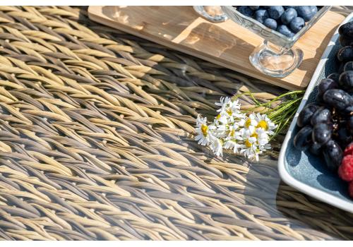  "Кальяри" лаунж-зона из искусственного ротанга (гиацинт), цвет соломенный, фото 10 