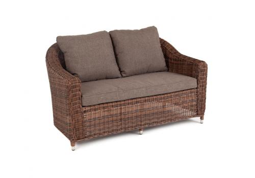  "Кон Панна" диван из искусственного ротанга двухместный, цвет коричневый, фото 2 