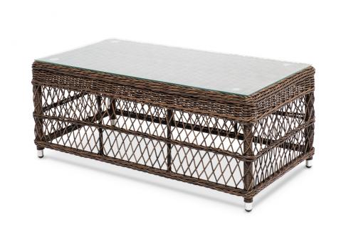  "Гранд Латте" стол журнальный из искусственного ротанга, цвет коричневый, фото 1 