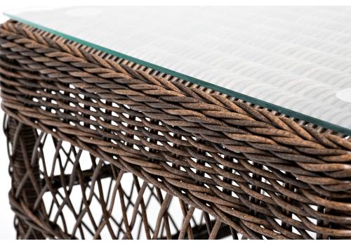  "Гранд Латте" стол журнальный из искусственного ротанга, цвет коричневый, фото 4 